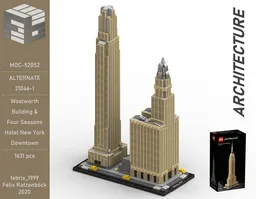 Woolworth Building & Four Seasons Hotel New York Downtown - 21046 - Alternate