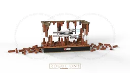Rogue One Micro Diorama : Escape from JEDHA