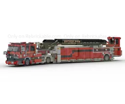 2018 Pierce Arrow XT Tiller Fire Truck Southern Marin FD