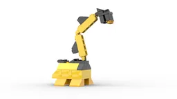 10698 Yellow dinosaur