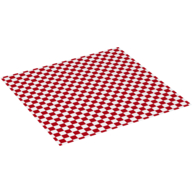 Lego Duplo Blanket 6 x 6 with Red Checkered Pattern / White