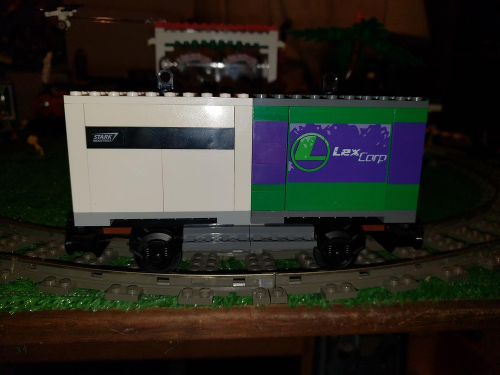 Lego Stark Industries and Lexcorp Shipping Containers
