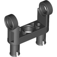 Lego Technic Pin Connector Toggle Joint Smooth Double with 2 Pins / Black