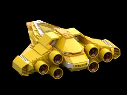 Sunblade yellow spaceship