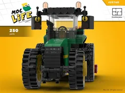 John Deere with rear mower