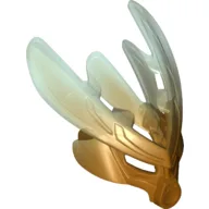 Large Figure Mask Protector with Marbled Trans-Light Blue Pattern (Protector Mask of Ice)