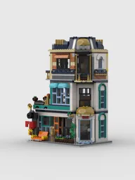 Flower shop, Cafe, and Photo Studio, Lego 31141 Alternate build