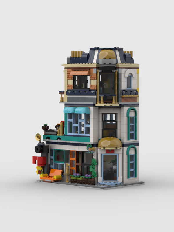 Lego Flower shop, Cafe, and Photo Studio, Lego 31141 Alternate build