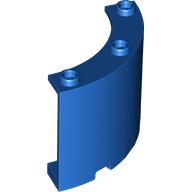 Lego Panel 4 x 4 x 3 Quarter Cylinder / Blue
