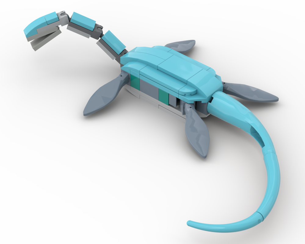 Lego Cope's Elasmosaurus - Minifig-Scale