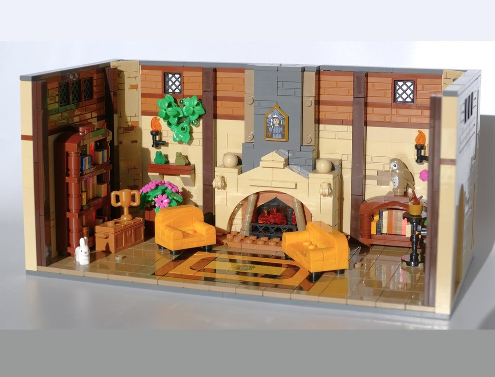 Lego Black and Yellow magical Common Room