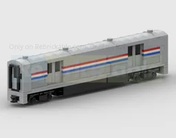 4-Wide Am Trak Viewliner Baggage Coach