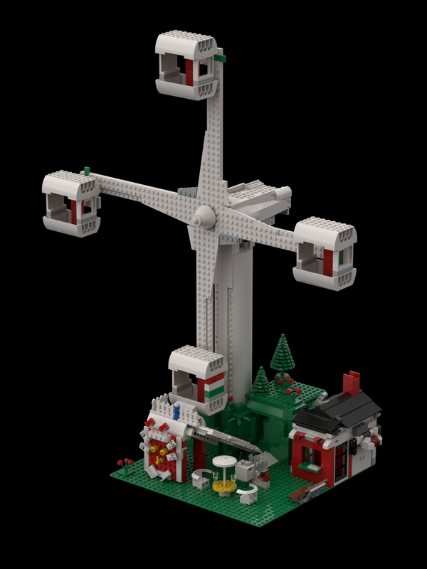 Lego The Great Wheel (Alternate build of Wind Turbine 10268)