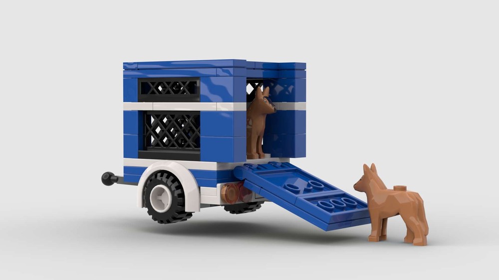 Lego City THW Dog Unit Trailer