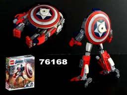 Transformer Starship Falcon from LEGO Marvel set 76168: Captain America Mech armor