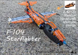 F-104 Starfighter (42120 Rescue Hovercraft)