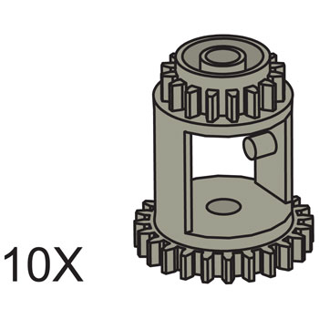 Lego Gear Casings