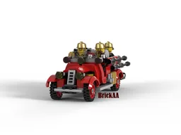 Retro fire truck