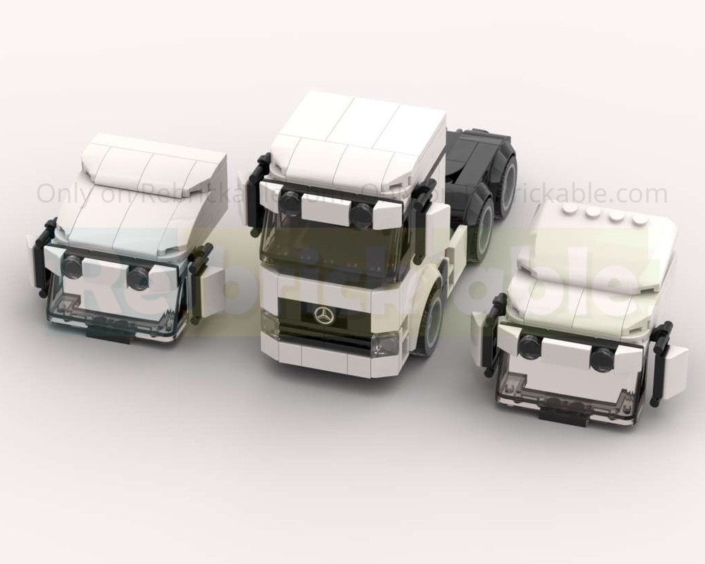 Lego 6W Mercedes Actros/Atego/Arocs/Axor 6x4 SemiTruck
