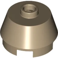 Brick Round 2 x 2 Truncated Cone / Dark Tan