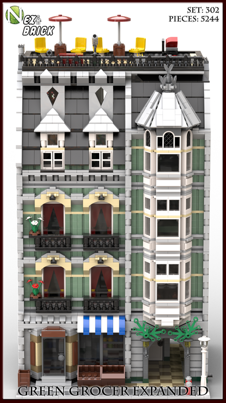 Lego Green Grocer Expanded