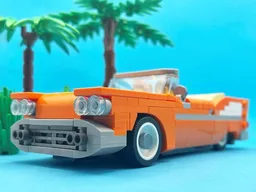 Bowtie Impala Convertible - Orange