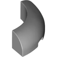 Brick Round Corner 3 x 3 x 1 No Studs / Light Bluish Gray