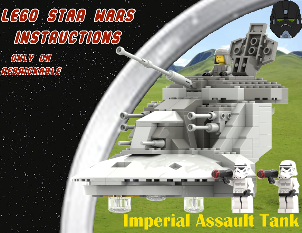 Lego Classic-Style Imperial Assault Tank