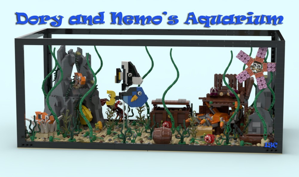 Lego Dory and Nemo's Aquarium