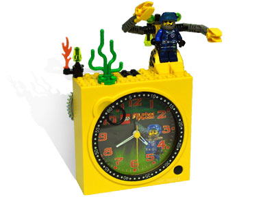 Lego Alpha Team Clock