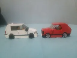 Red car