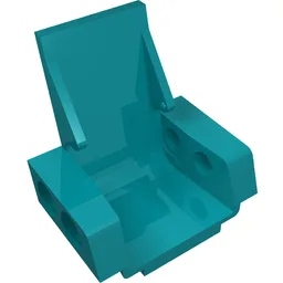Technic Seat / Chair [3 x 2 Base] / Dark Turquoise