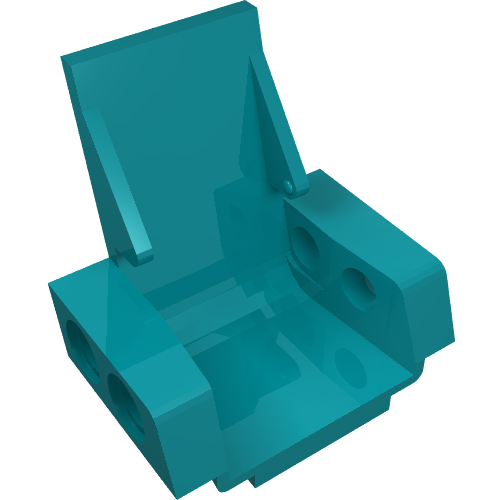 Lego Technic Seat / Chair [3 x 2 Base] / Dark Turquoise