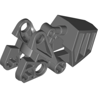 Lego Large Figure Foot, with Ball Joint Socket 3 x 6 x 2 1/3 / Dark Bluish Gray