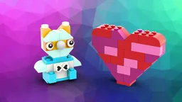 11037 Teddy bear and heart