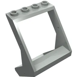 Window 4 x 4 x 6 Outward Sloping / Light Gray
