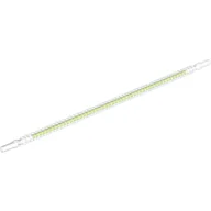 Flexible Ribbed Hose 8mm Ends 19L with Lime Green Centre Pattern / Trans-Clear