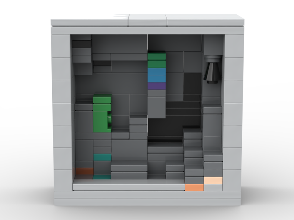 Lego Picture Frame - The Cave
