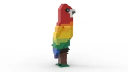 11016 Rainbow parrot