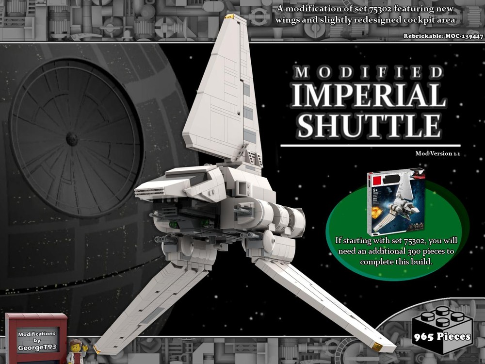 Lego Modified Imperial Shuttle