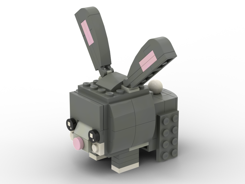 Lego Brickhedz bunny on 4 legs - alternate of 40271