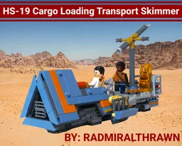 Pasaana HS-19 Cargo Loading Transport Skimmer - AKA "They Fly Now"