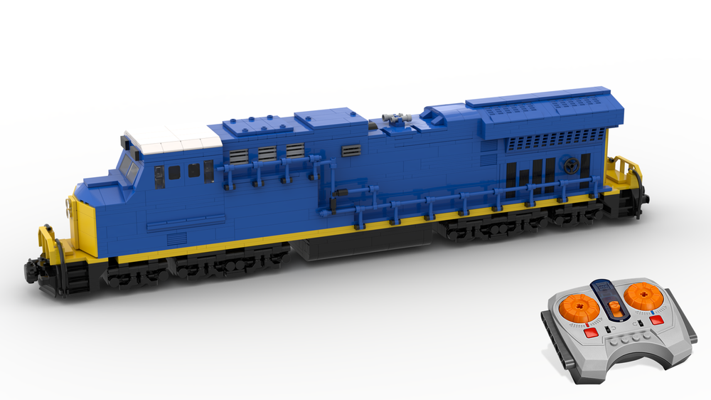 Lego Locomotive Diesel - CSX ET44AH - MOC