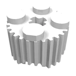 Brick Round 2 x 2 [Grill] / White