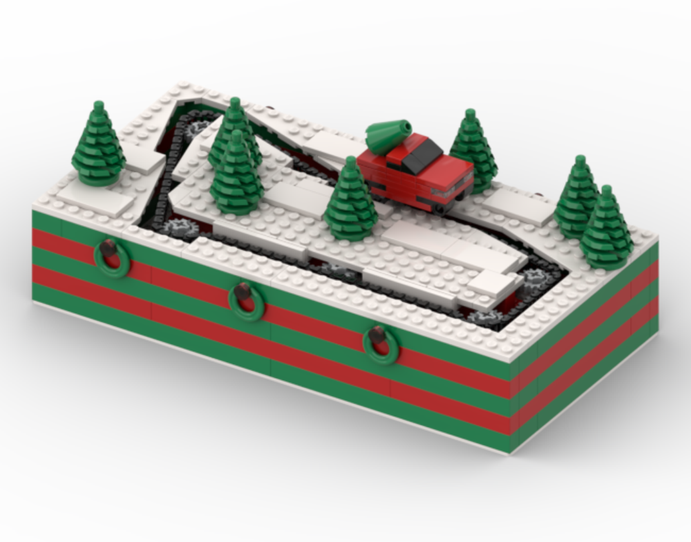 Lego Decoration with moving truck