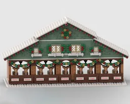 Winter Village Reindeer Stable