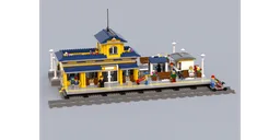 Yellow train station