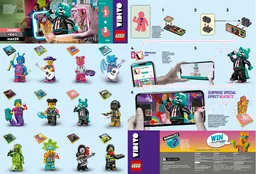 Minifigure, Vidiyo Bandmates, Series 2 (Complete Random Set of 1 Minifigure)