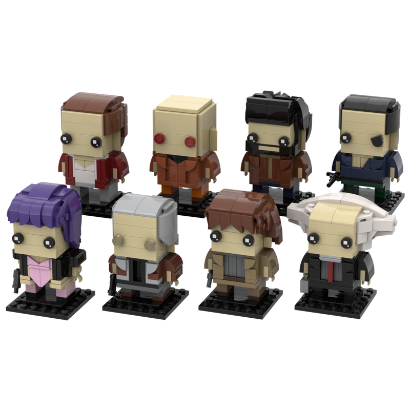 Lego Section 9 Members - Ghost in the Shell: Stand Alone Complex