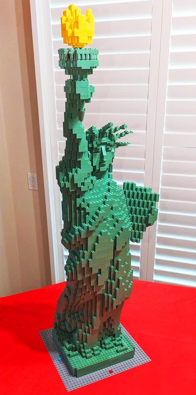 Lego Rebricked 3450 Statue of Liberty